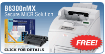 B6300nMX - Secure MICR Solution