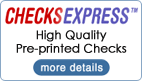 High Quality Pre-printed Checks