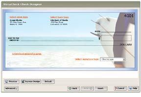 Simple point and click design interface