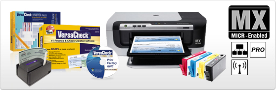 VersaCheck Print Factory Gold Printer Bundle