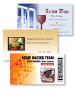Create professional business cards in a snap!