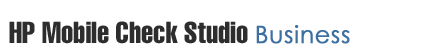 HP Mobile Check Studio Business