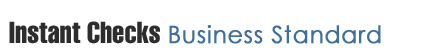 Instant Checks - Business Standard Checks