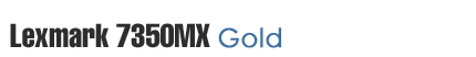 Lexmark 7350MX Gold