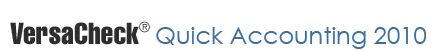 VersaCheck Quick Accounting 2010