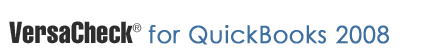 VersaCheck for QuickBooks
