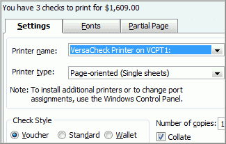 Print directly from QuickBooks