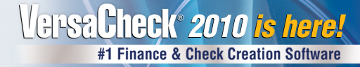 VersaCheck 2010 is here!